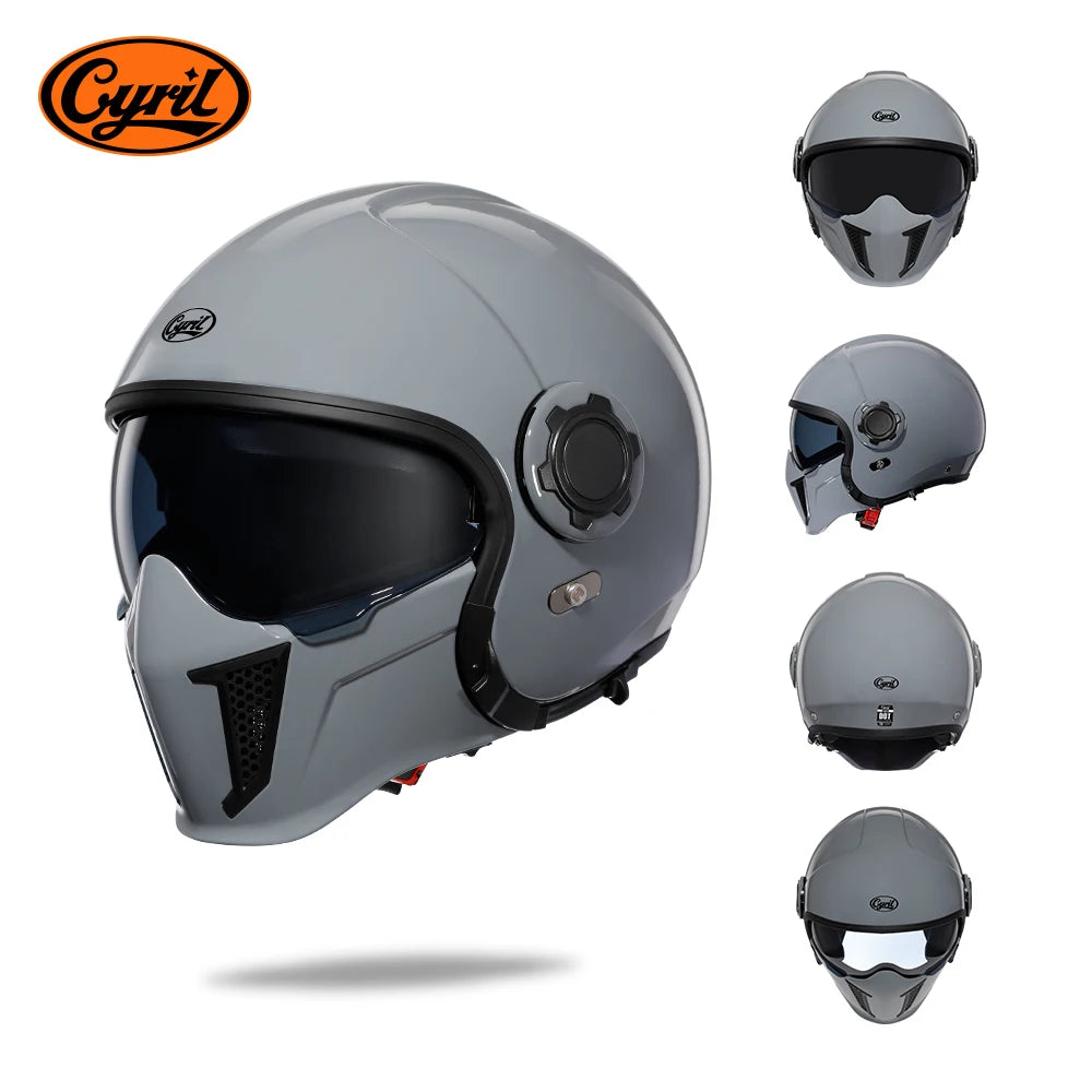 Cyril Motorcycle Helmet for Men and Women