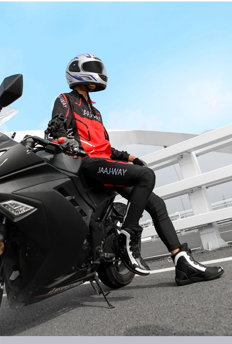 Motorcycle High-Top Boots for Outdoor Riding