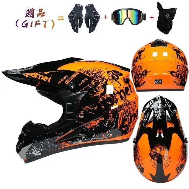 Off-Road Motorcycle Helmet - DOT Certified