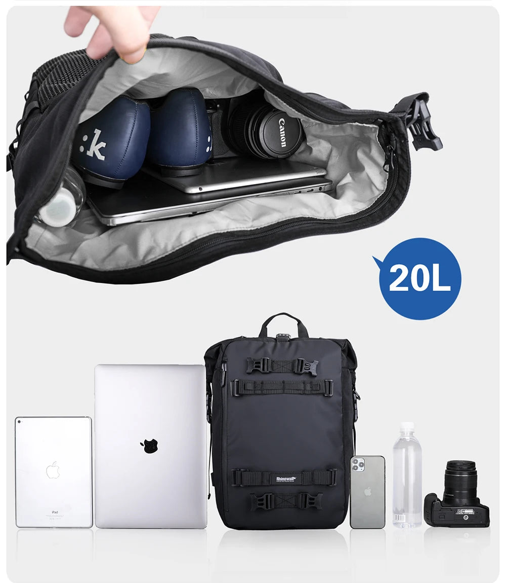 Waterproof Motorcycle Back Seat Bag