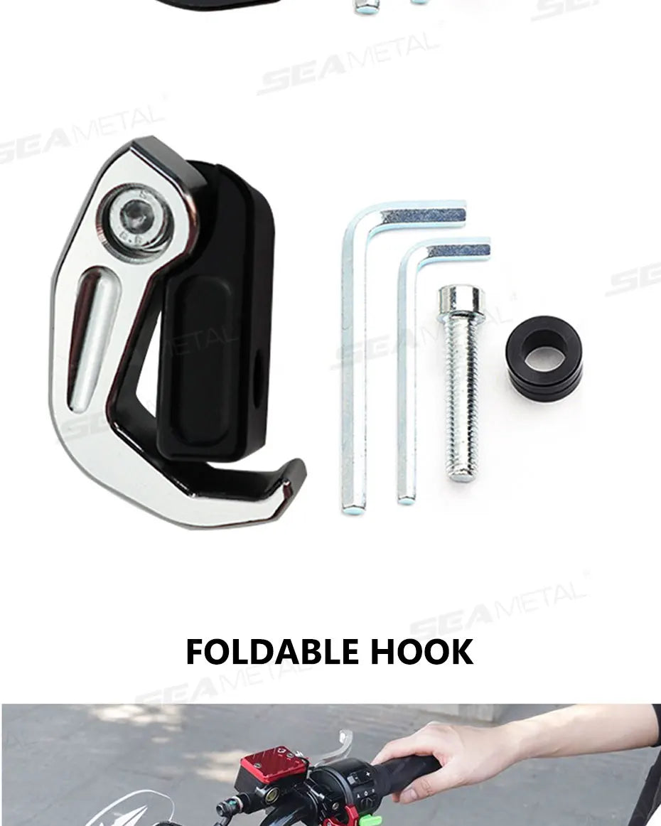CNC Aluminium Motorcycle Helmet Hook