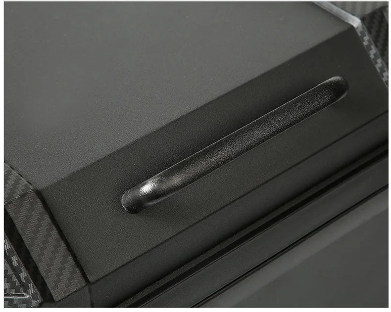 Black 45L Motorcycle Top Case Tail Box