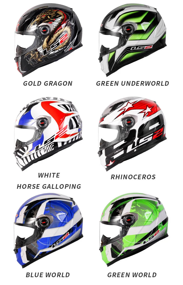 LS2 Full Face Motorcycle Helmet