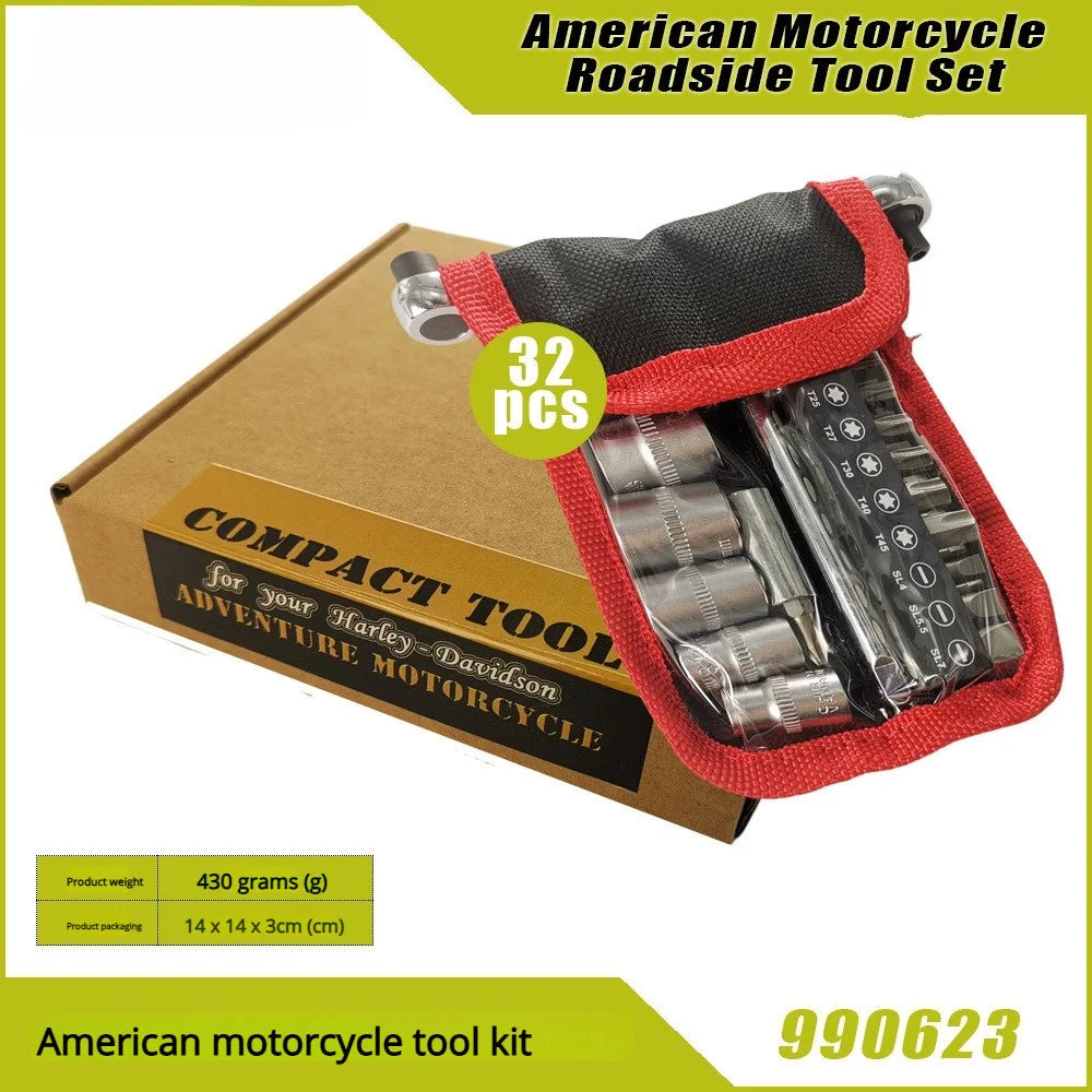Motorcycle Maintenance and Repair Tool Set for Harley Davidson & American Bikes