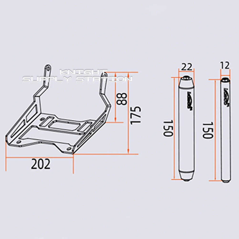 Rally-Inspired Motorcycle GPS Plate Bracket
