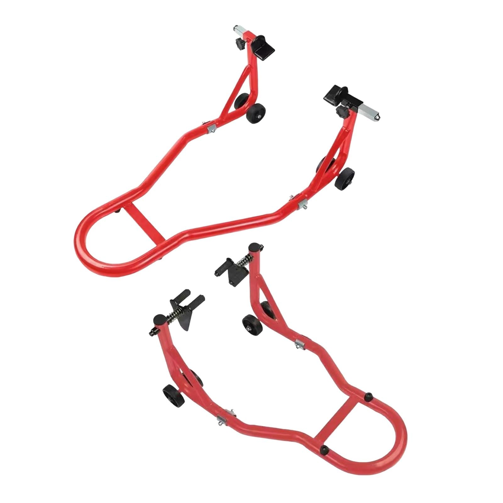 Motorcycle Front and Rear Wheel Support Rack
