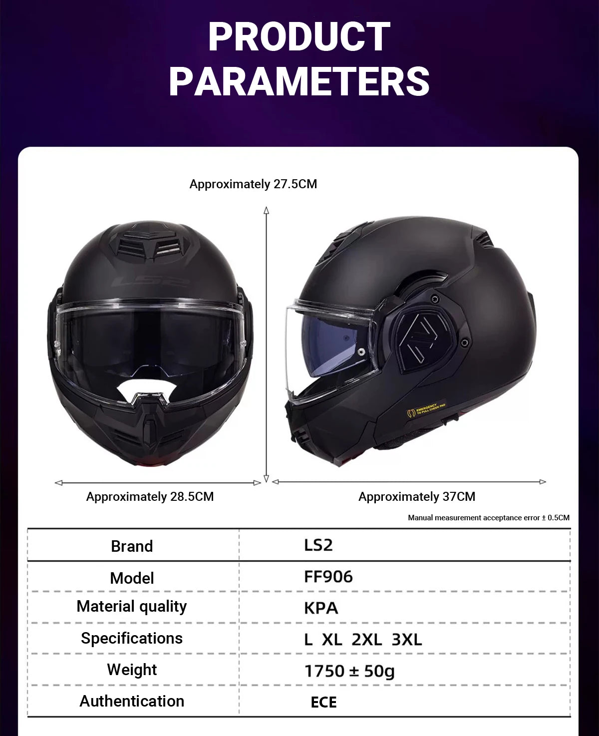 LS2 FF906 Advant Modular Full Face Helmet