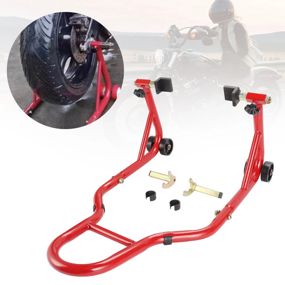 Heavy-Duty Motorcycle Front and Rear Stand Combo