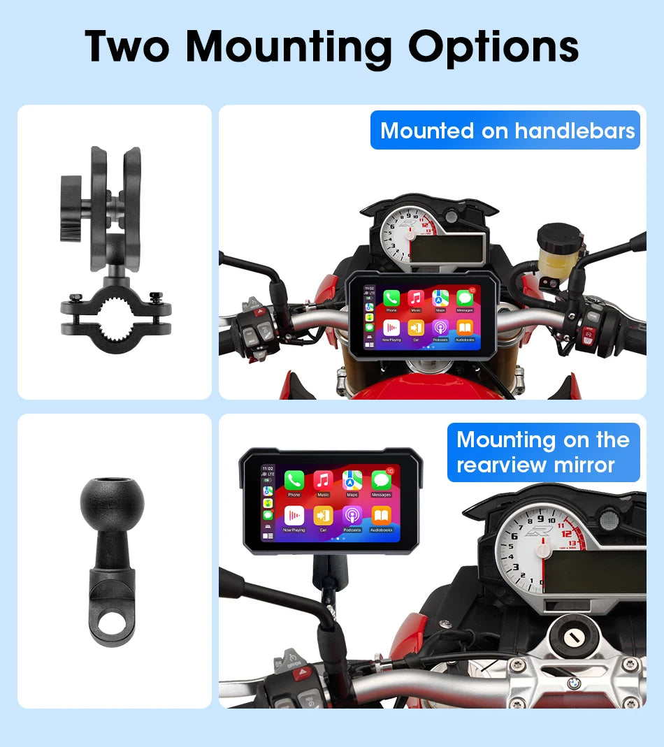Waterproof motorcycle dashboard display motorcycle display screen