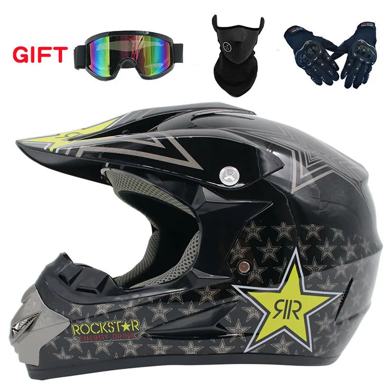 Kids Flip Up Motorcycle Helmet for Off-Road Activities