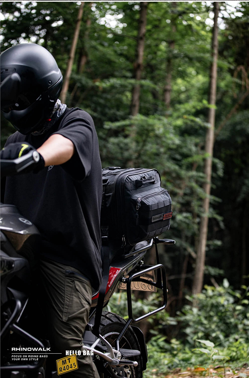 RhinoWalk Waterproof Motorcycle Travel Luggage Bag