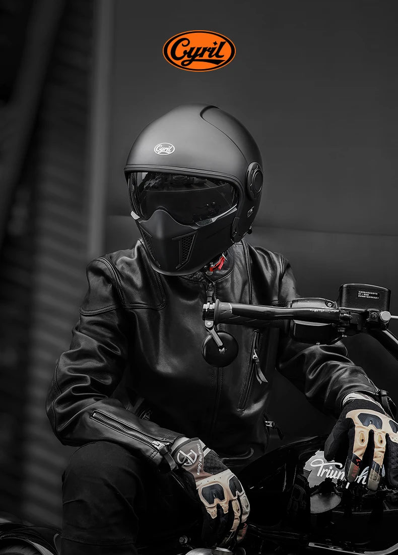 Cyril Motorcycle Helmet for Men and Women
