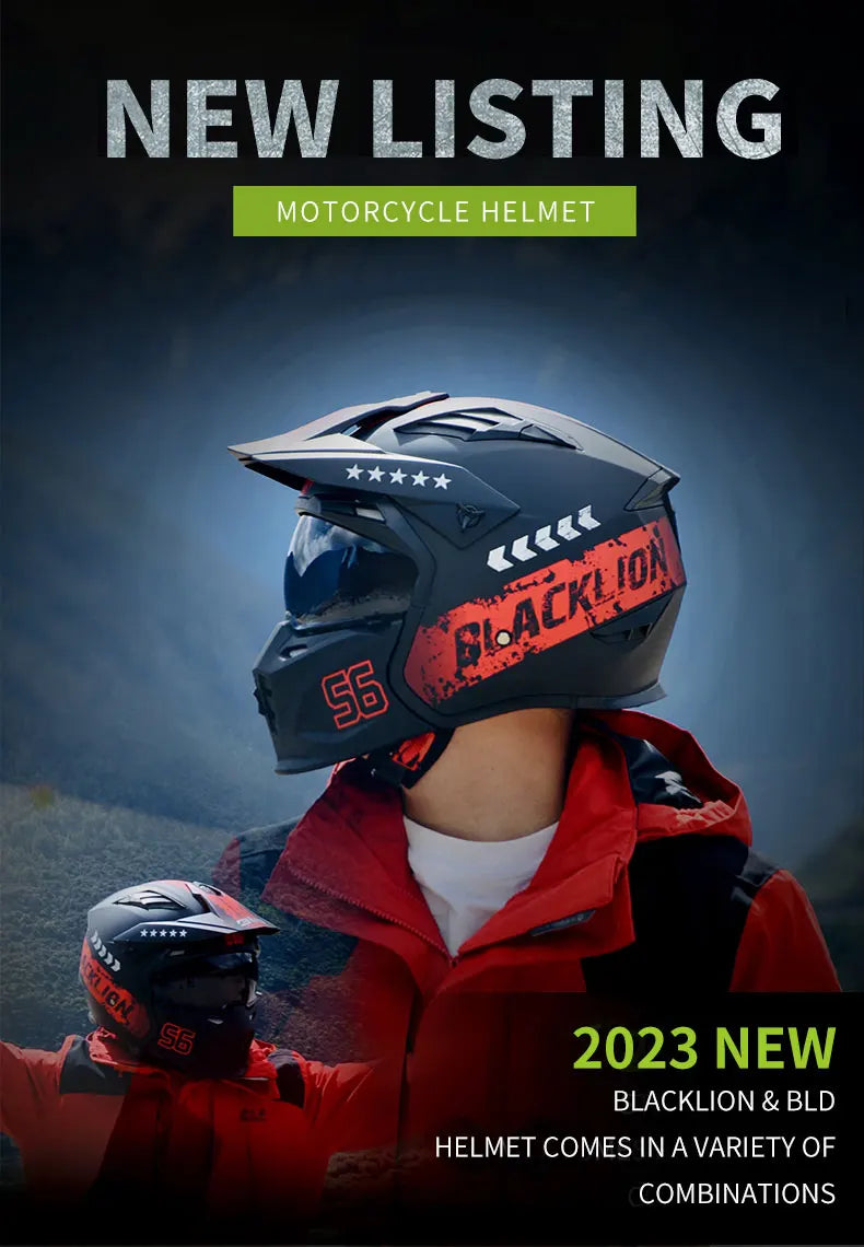 Off-Road Full Face Motocross Helmet ECE Approved