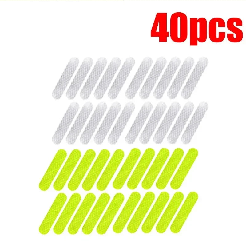 Reflective Warning Stickers for Motorcycle Helmets