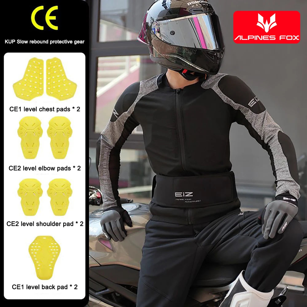 Summer Motorcycle Jacket with CE Armor Protection