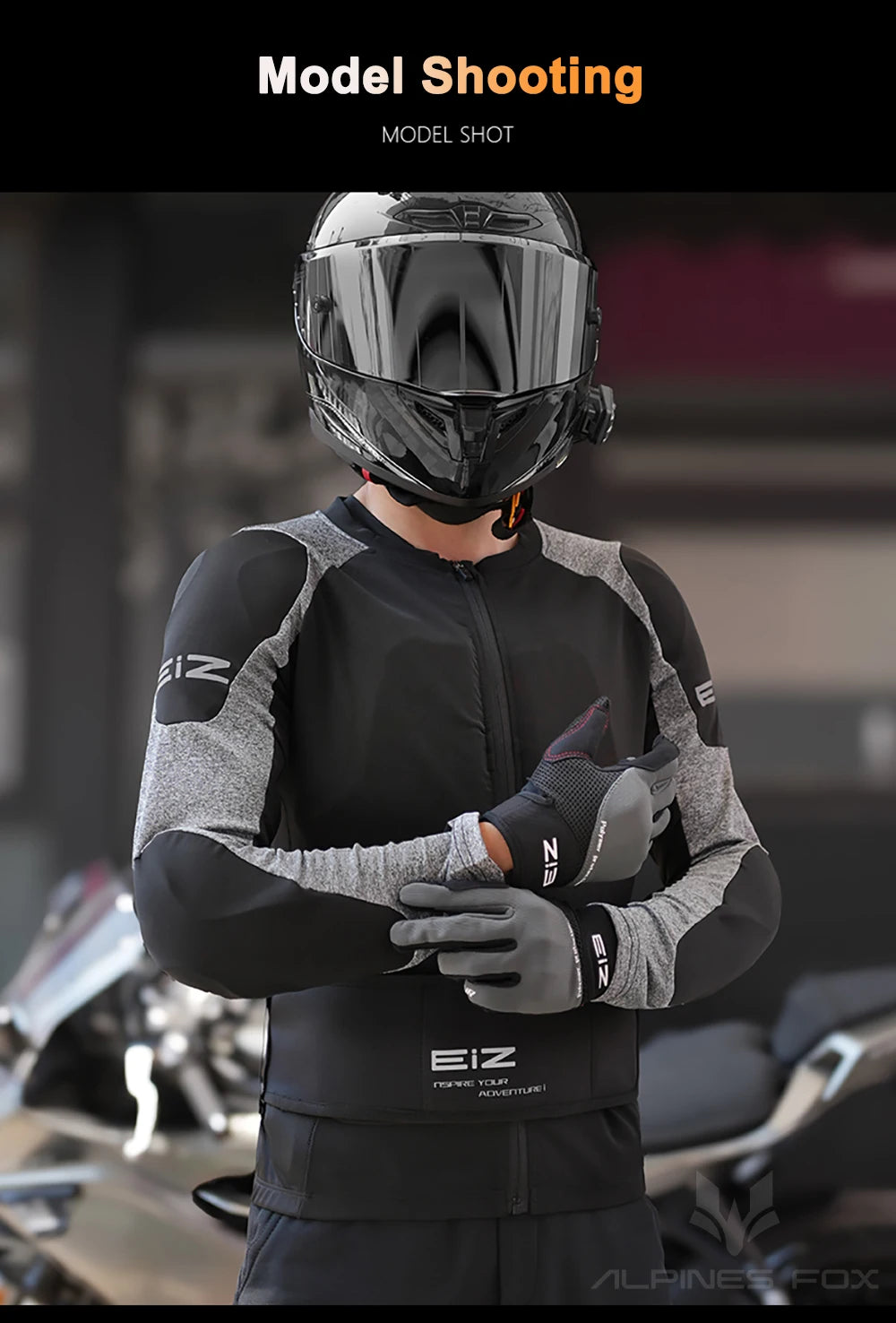 Summer Motorcycle Jacket with CE Armor Protection