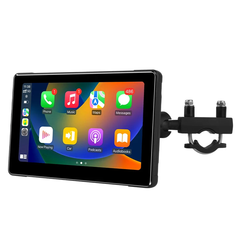 Wireless motorcycle GPS navigation screen motorcycle CarPlay Android Auto touch screen
