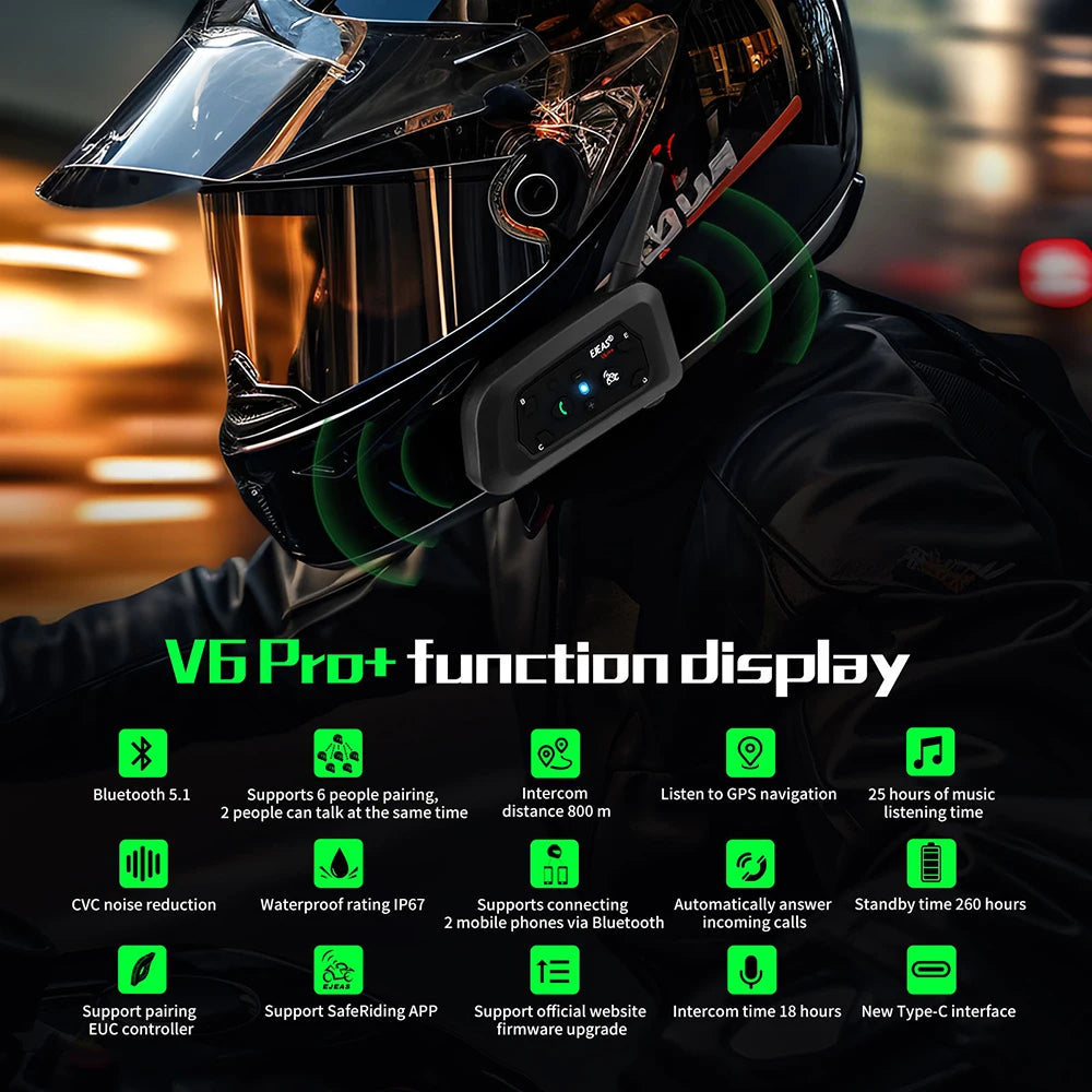 Bluetooth Intercom Kit