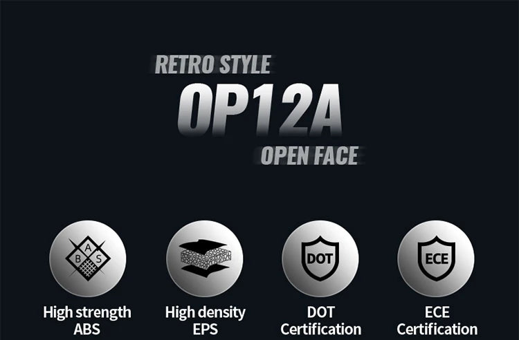 Retro Style Modular Motorcycle Helmet