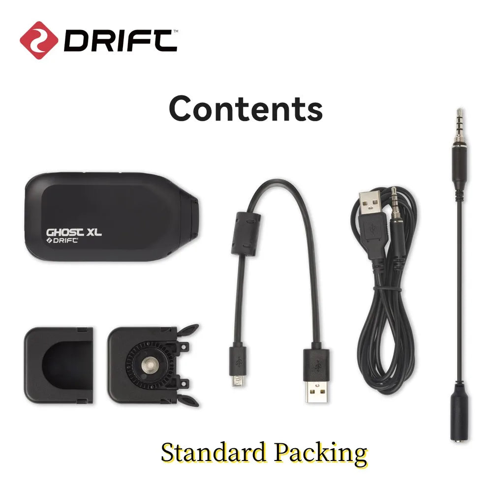 Drift Ghost XL Sport Action Camera 1080P WiFi 9 Hours IPX7 Waterproof