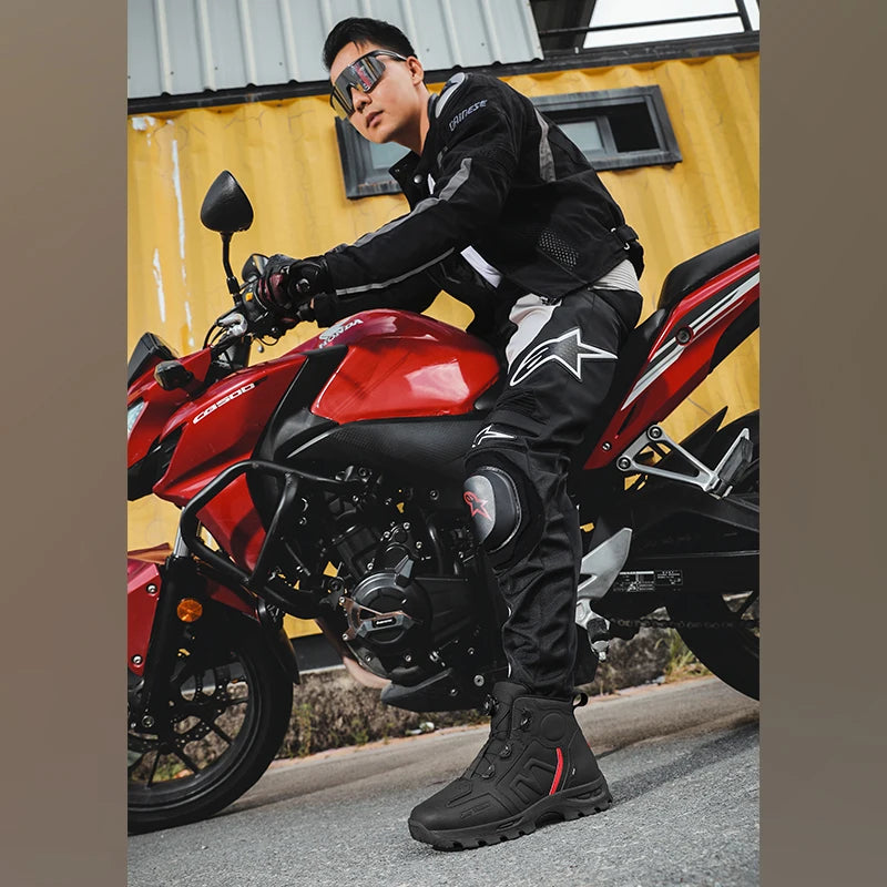 Waterproof Motorcycle Riding Boots for Men