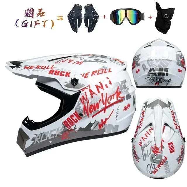 Off-Road Motorcycle Helmet - DOT Certified