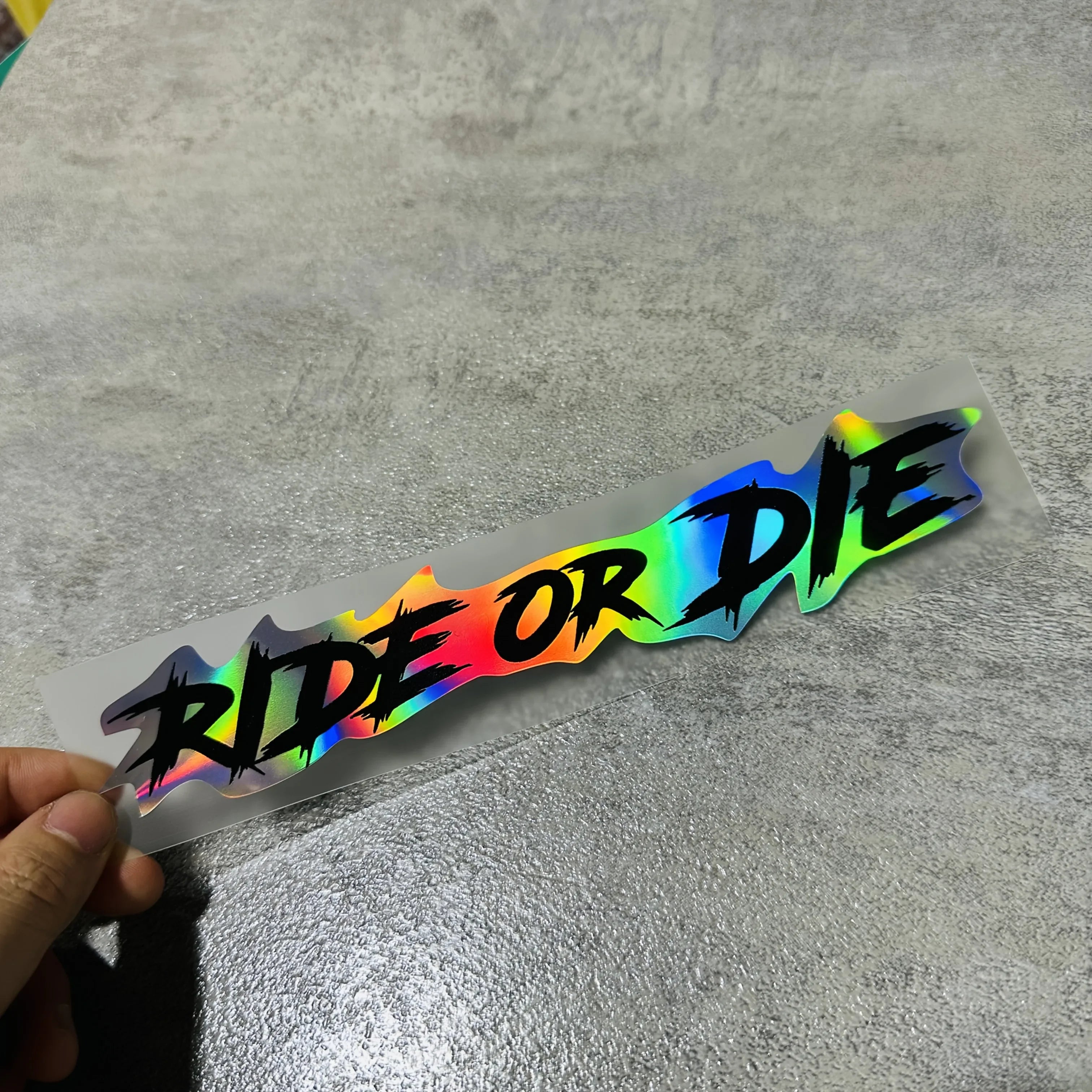 SC MOTO GN Ride or Die Helmet Decal