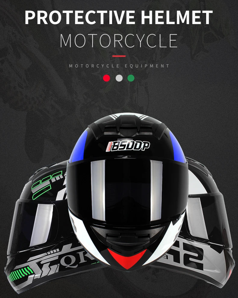 Spider Style Full Face Motorcycle Racing Helmet