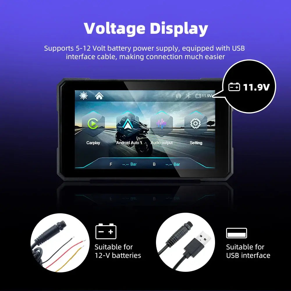 GPS navigation for motorcycles