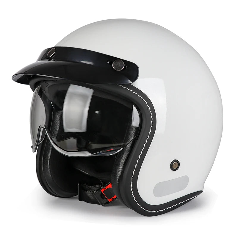 Retro Classic DOT Certified Motorcycle Helmet