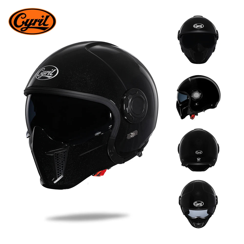 Cyril Motorcycle Helmet for Men and Women