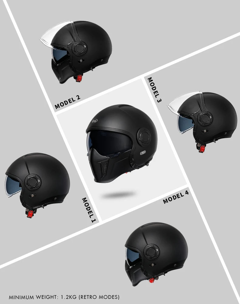 Cyril Motorcycle Helmet for Men and Women