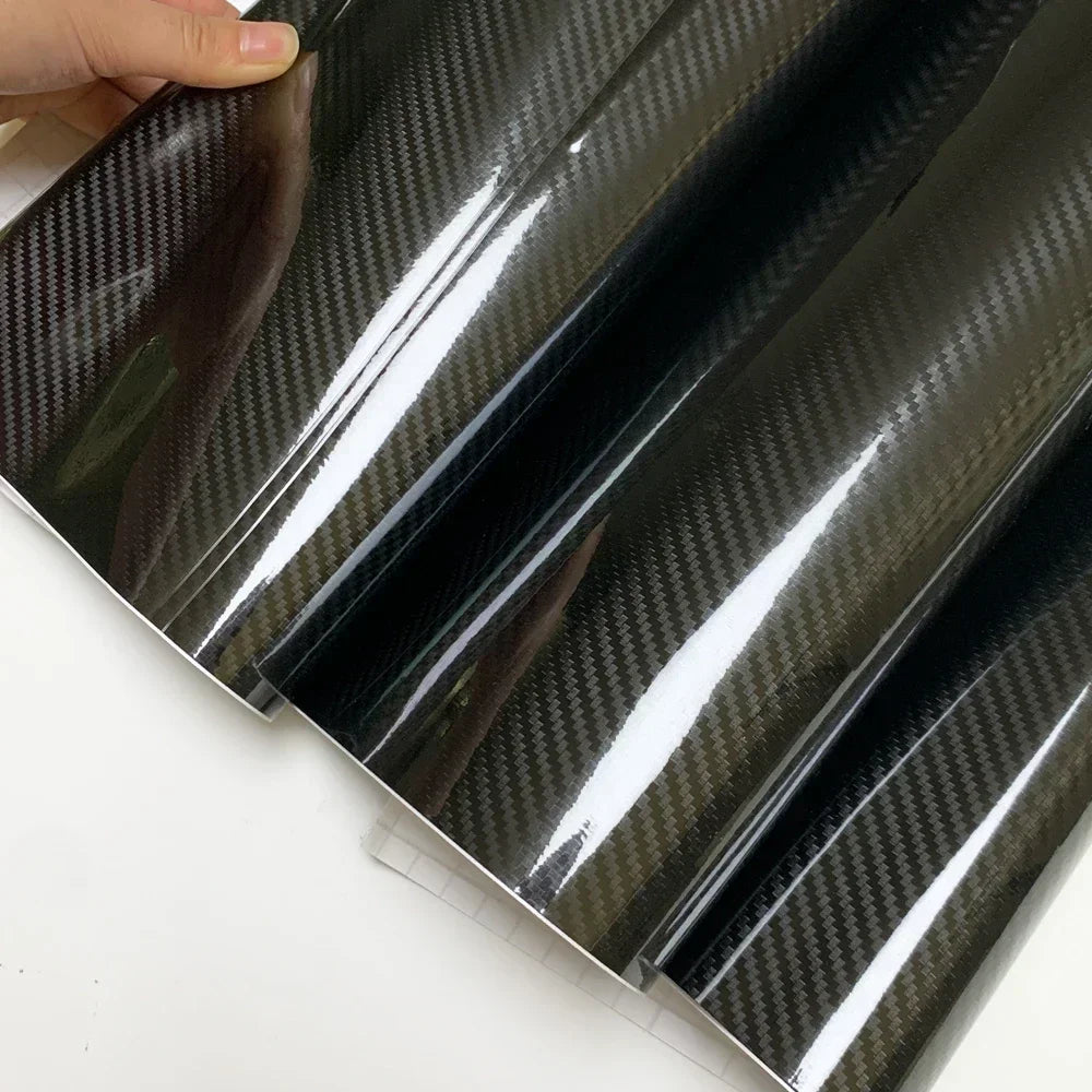 Motorcycle 3D Carbon Fiber Vinyl Wrap