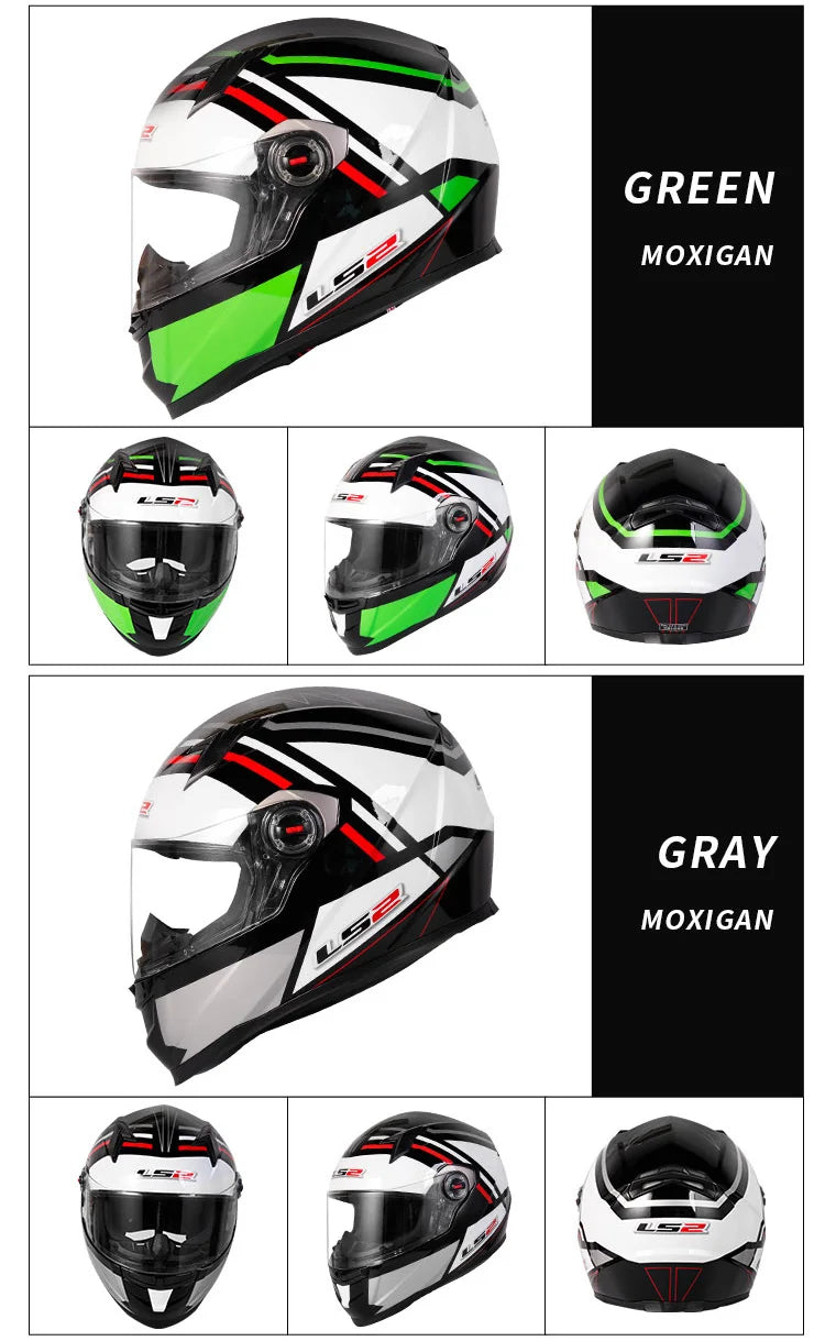 LS2 Full Face Motorcycle Helmet