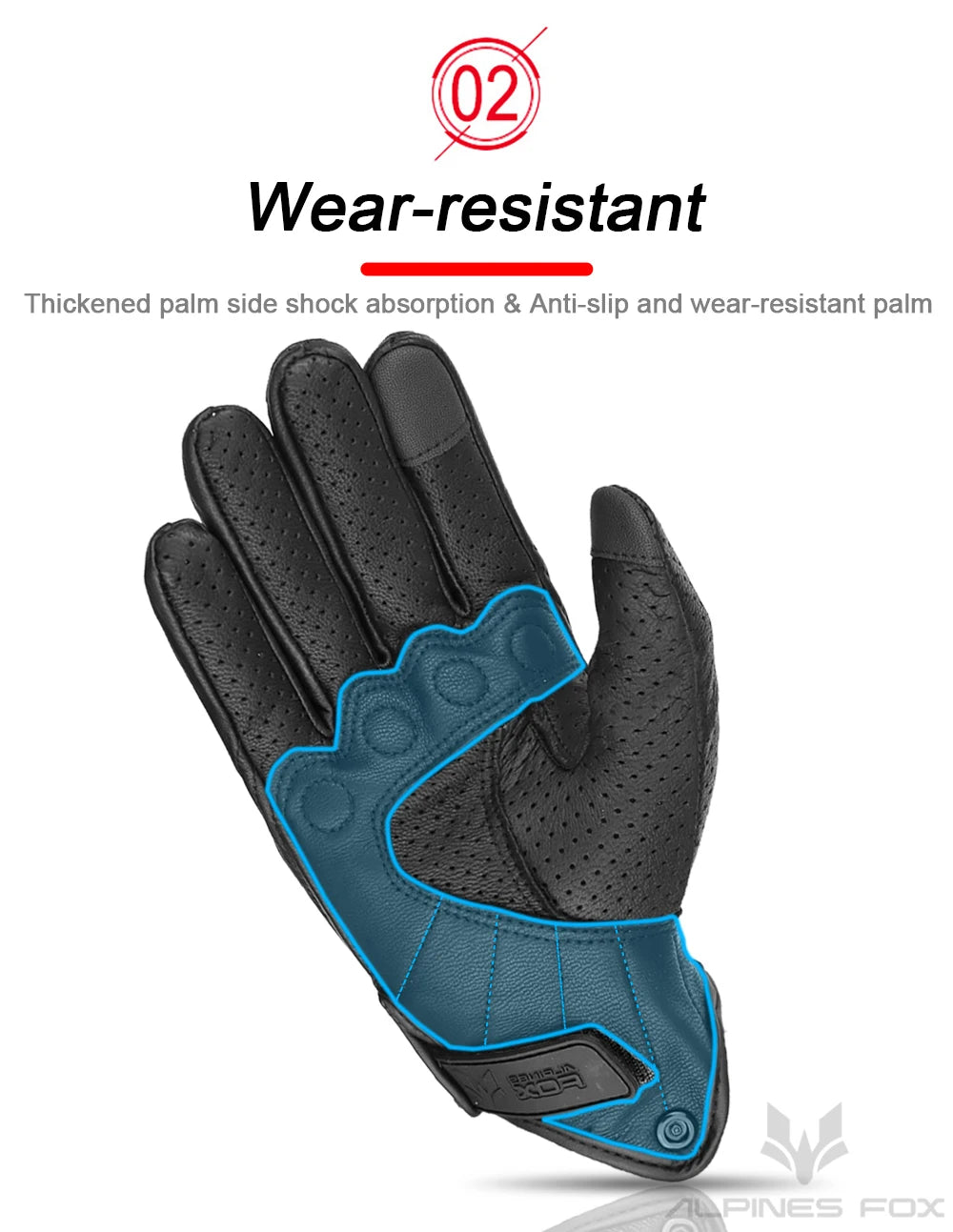 Touchscreen Vintage Motorcycle Gloves
