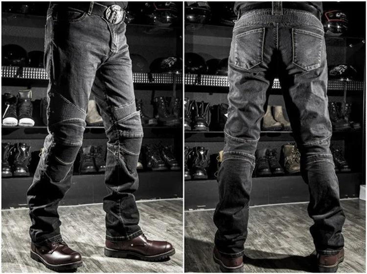 Summer Motorcycle Jeans with Protective Pads