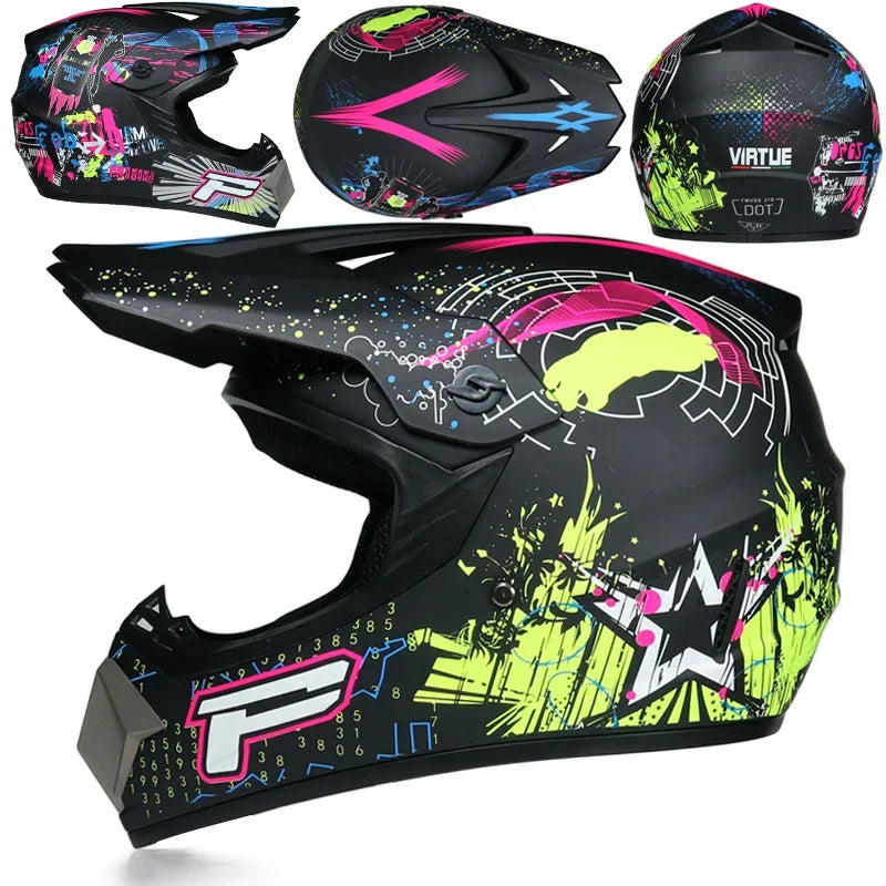 Kids Motocross Off-Road Motorcycle Helmet