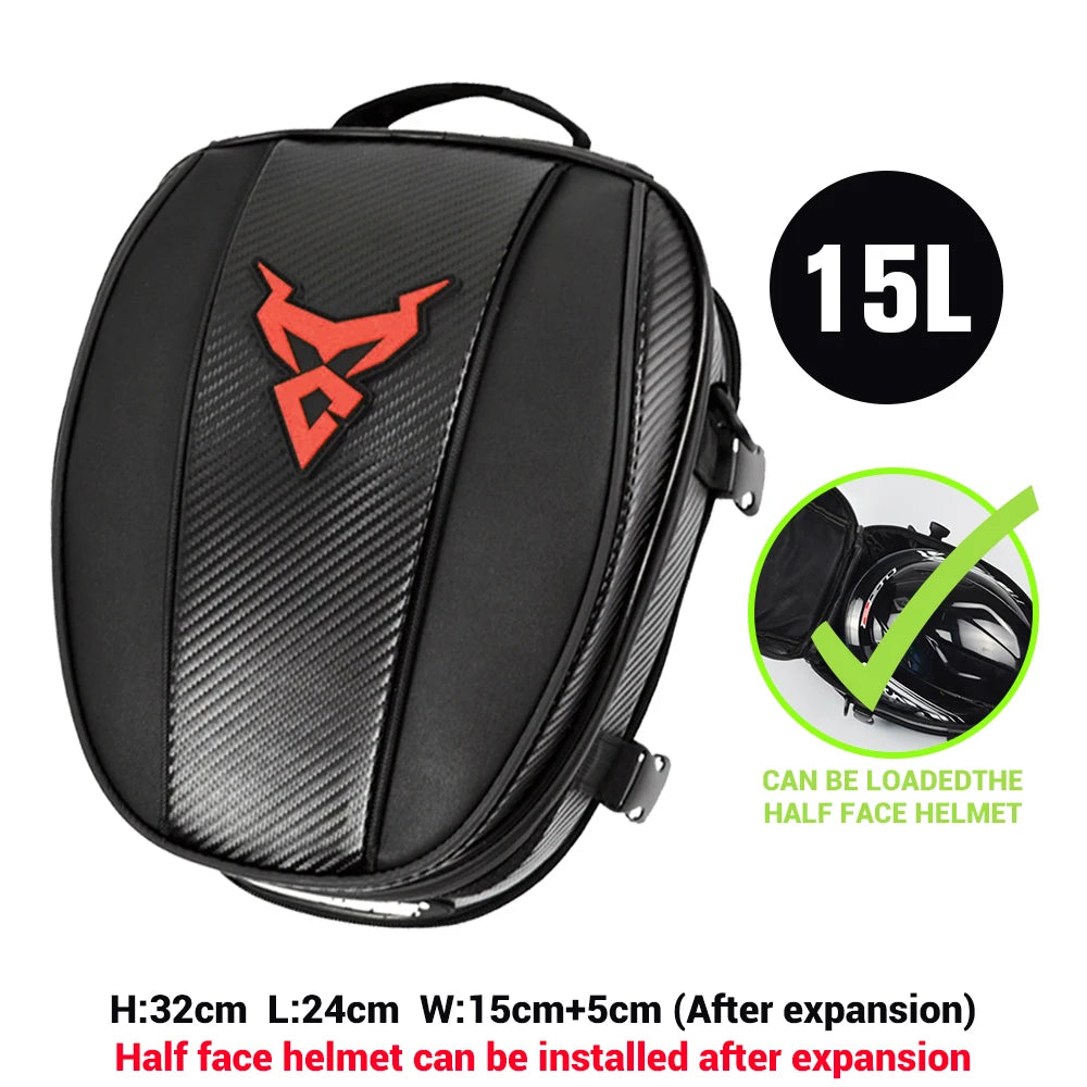 Waterproof Motorcycle Tail Bag & Backpack