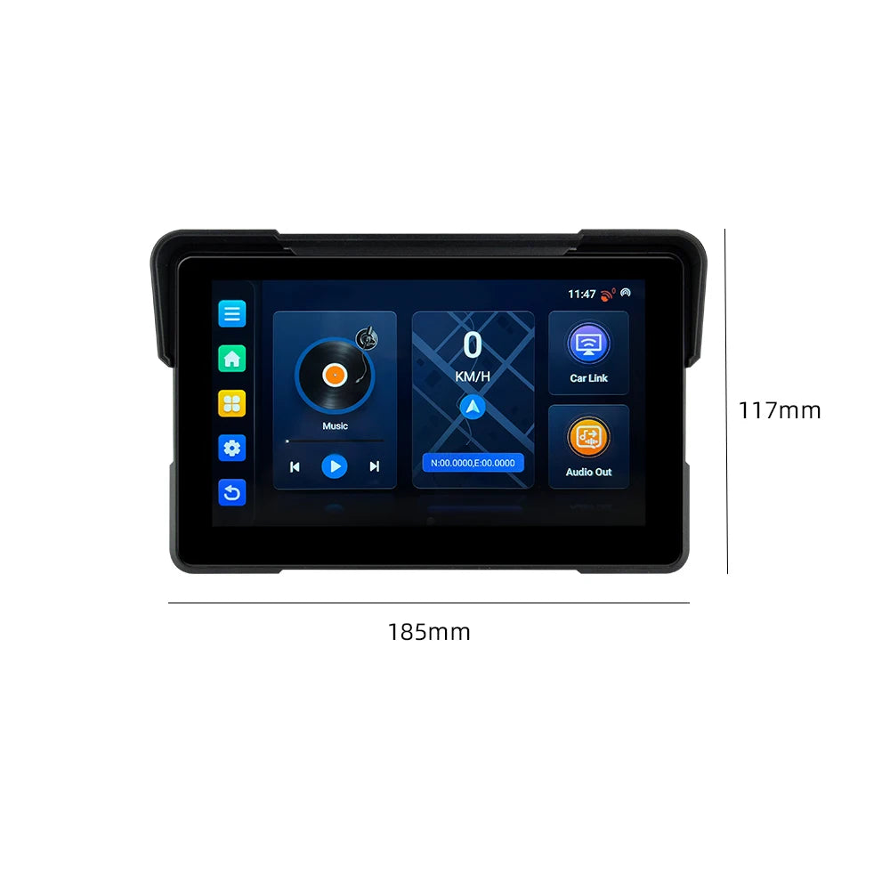 EKIY 7.0" Wireless Motorcycle GPS Display