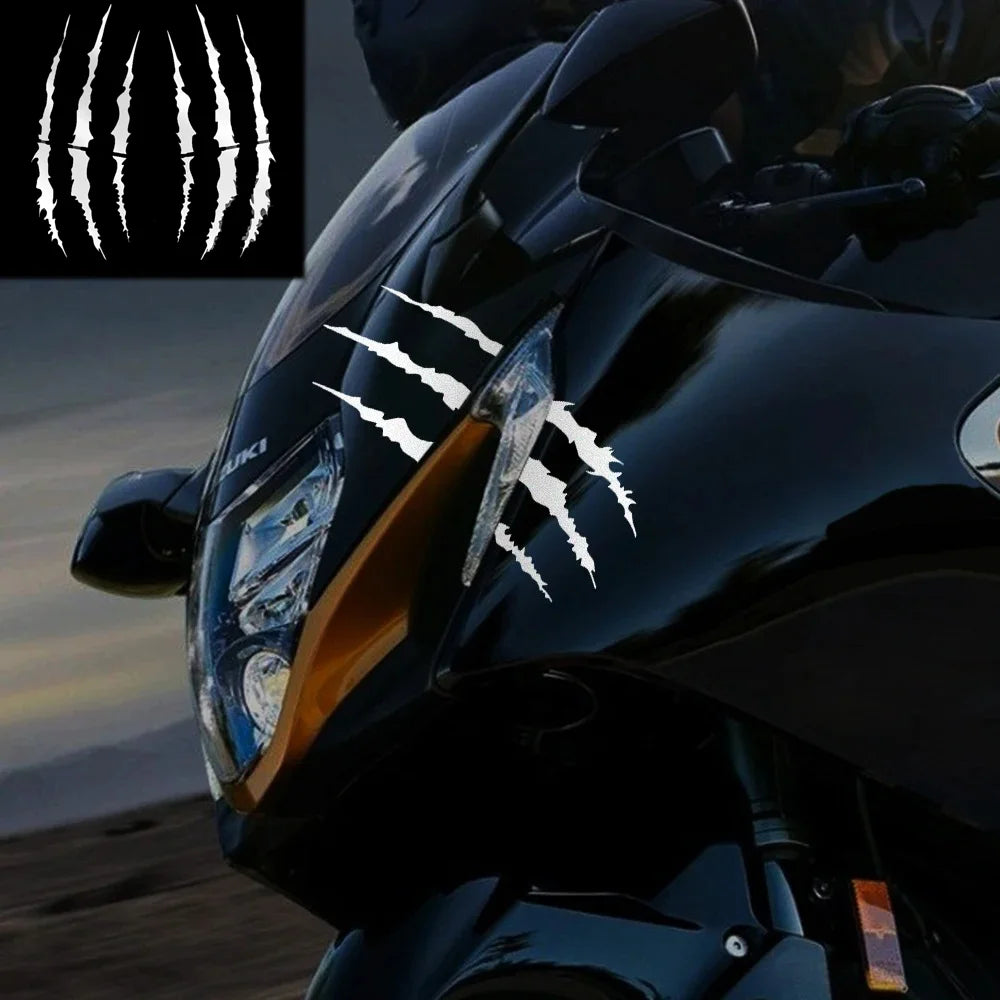 Monster Ghost Claw Motorcycle Stickers
