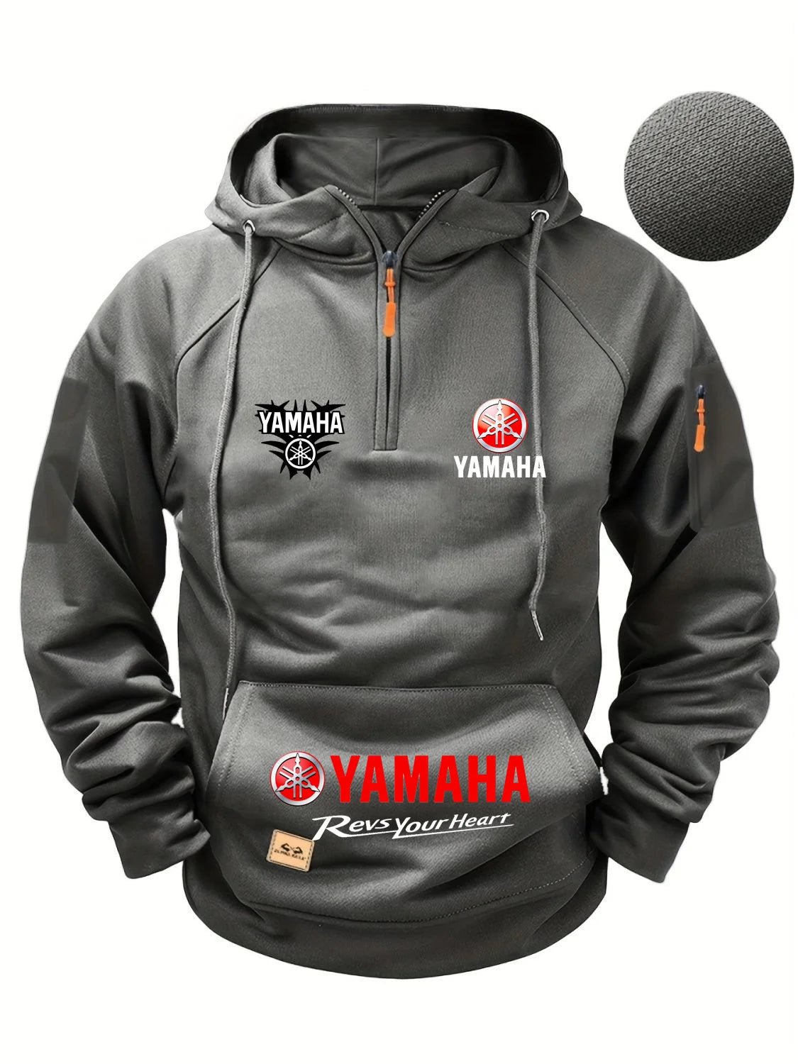 Hooded Fleece Motorcycle Sweatshirt