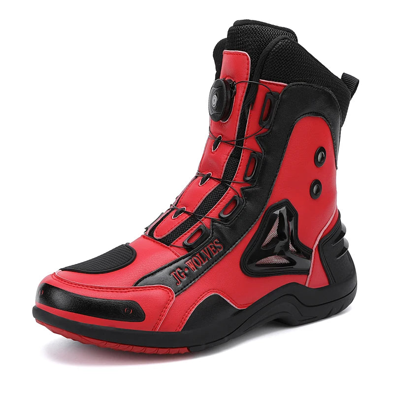 Motorcycle High-Top Boots for Outdoor Riding