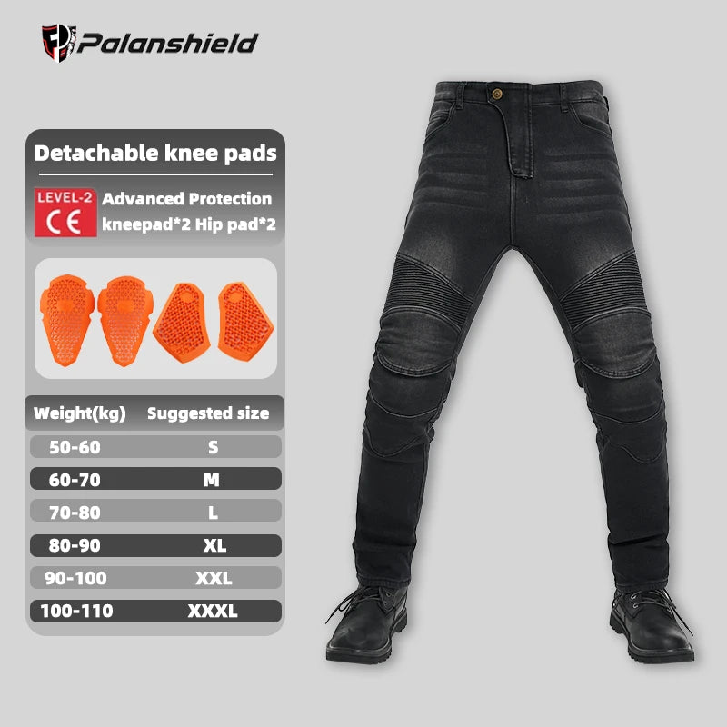 Men's Winter Motorcycle Pants with Protective Gear