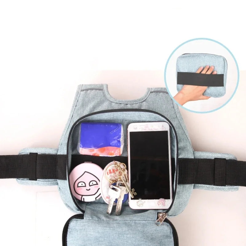 Child Motorcycle Safety Belt with Storage Bag