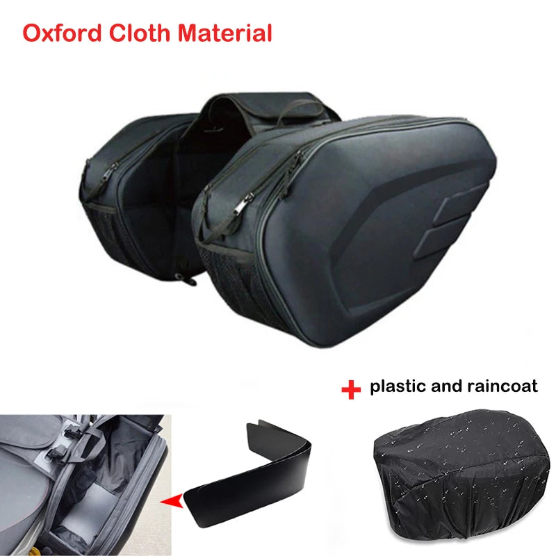 All-Weather Motorcycle Saddlebag Set