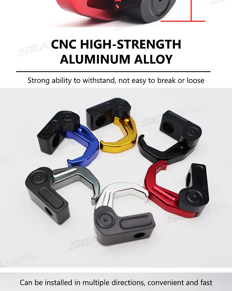 CNC Aluminium Motorcycle Helmet Hook