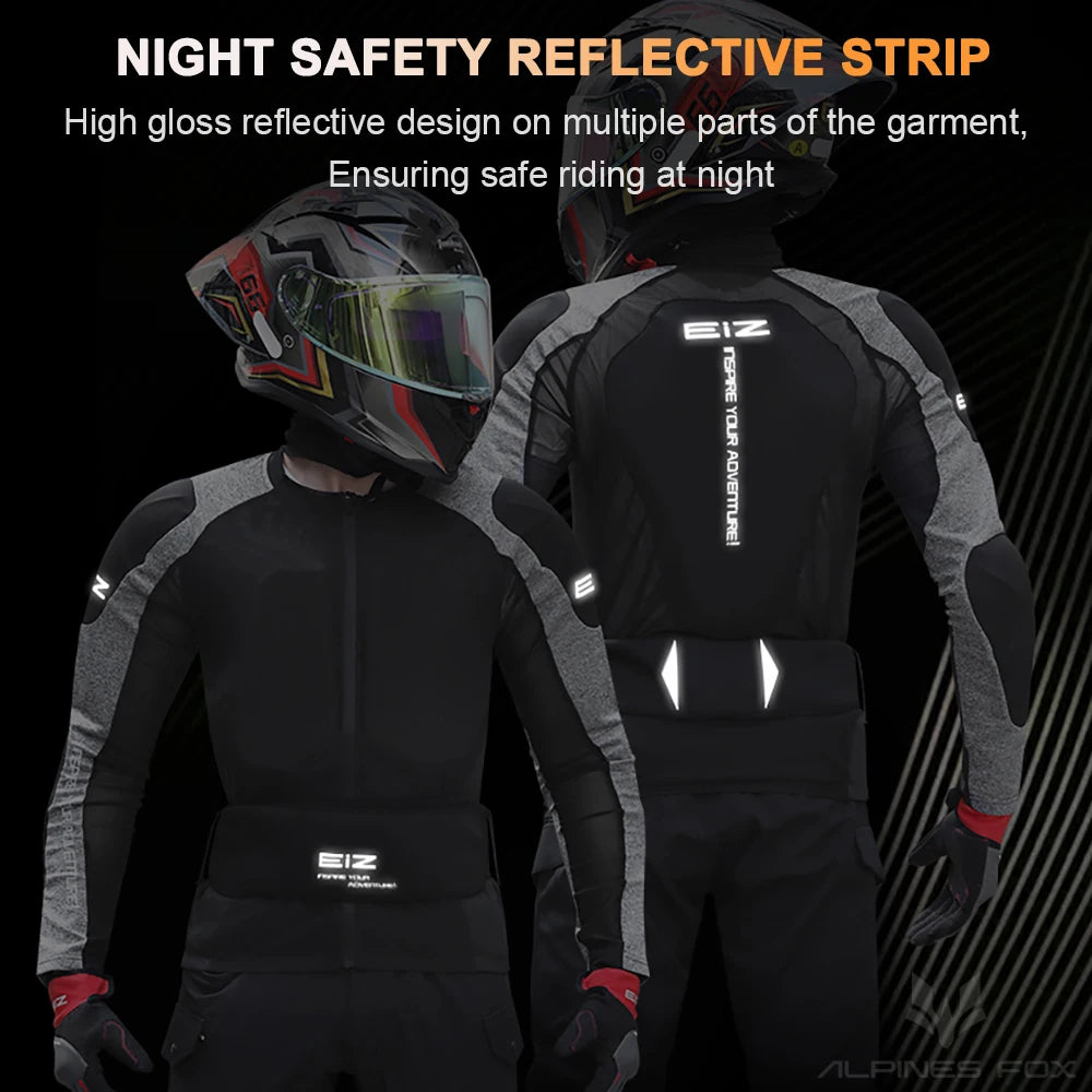 Summer Motorcycle Jacket with CE Armor Protection