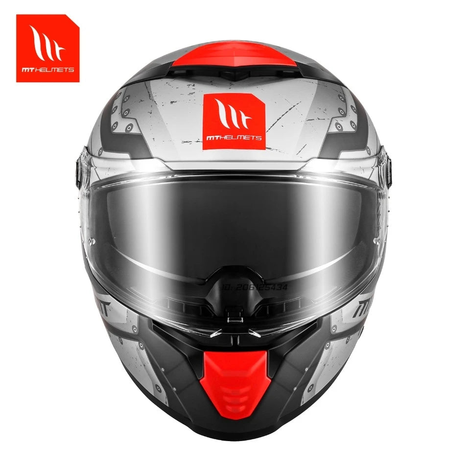 Full Face Motorcycle Helmet with Clear Visor