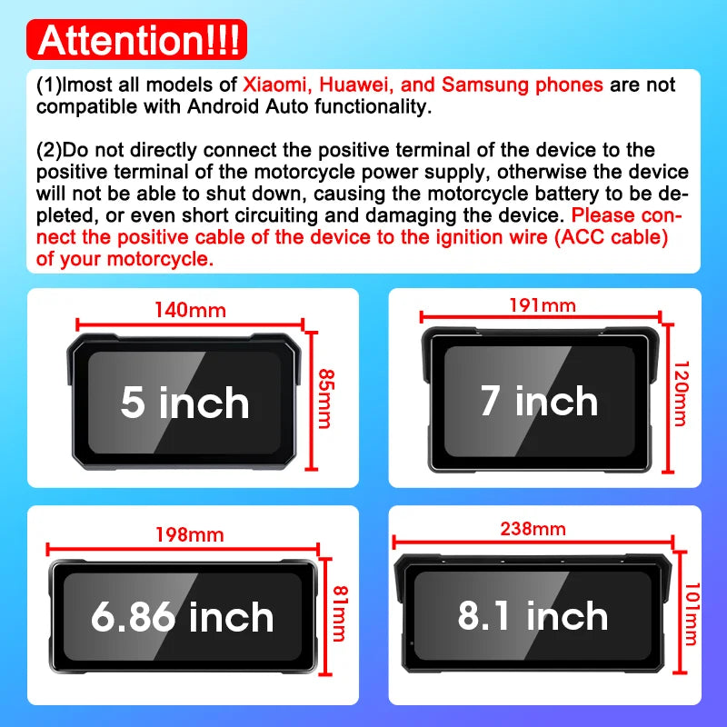 Waterproof motorcycle dashboard display motorcycle display screen