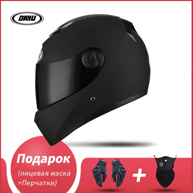 Dual Visor Full Face Modular Motorcycle Helmet